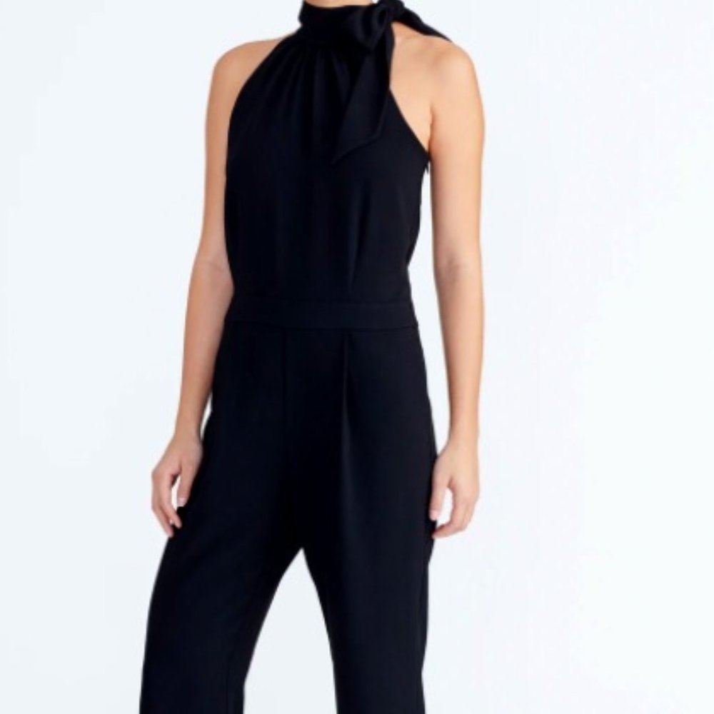 Rachel Roy Collection - Halter Bow Tie Jumpsuit